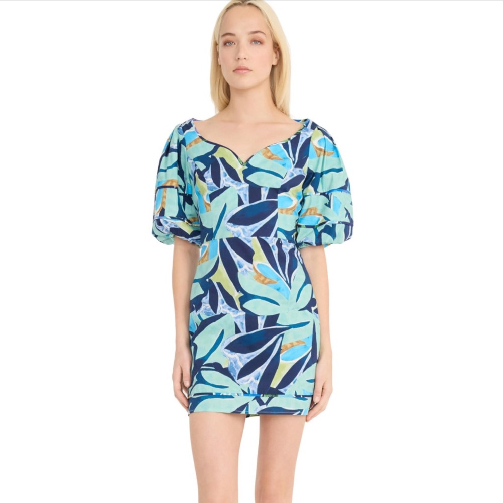 Donna Morgan NWT Size 14 Tropical Print Sheath Dress